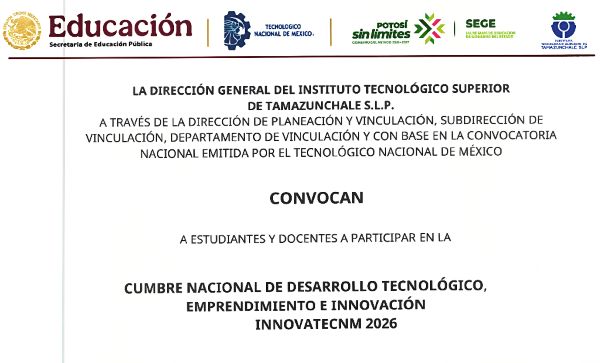 Convocatoria InnovaTecNM 2026
